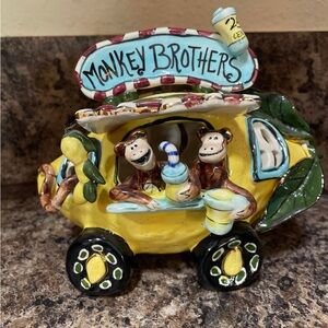 Vintage Blue Sky Monkey Brothers Lemonade Stand candle tea-light